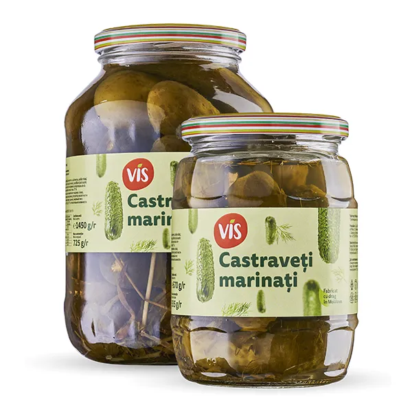 Castraveti VIS marinati 670g cal.sup. - image 2