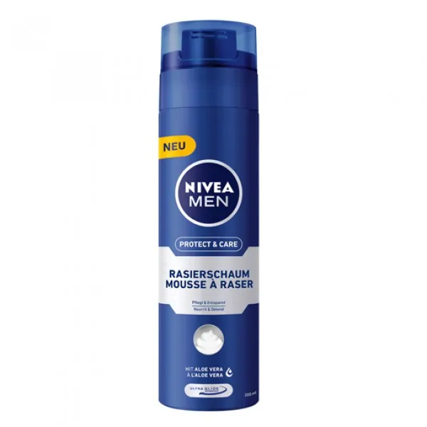 Nivea Spuma de ras Original Ten normal 200 ml - image 1