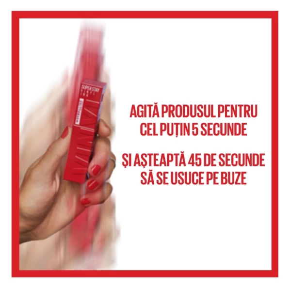 Maybelline Ruj lichid SuperStay Vinyl INK 35 Cheeky 4,2 ml - image 4