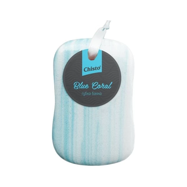 Chisto банная губка Blue Coral - image 1