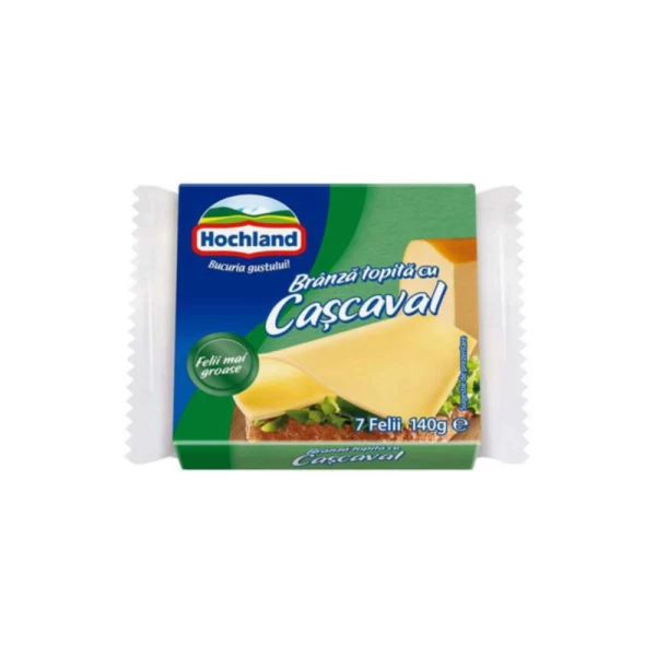 Hochland Branza topita felii cascaval 140g - image 1