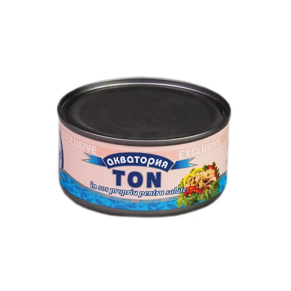 Ton Acvatoria 185g in suc propriu pentru salate - image 1