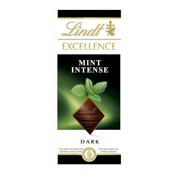 Lindt Excellence Темный шоколад с мятой 100 г - image 1