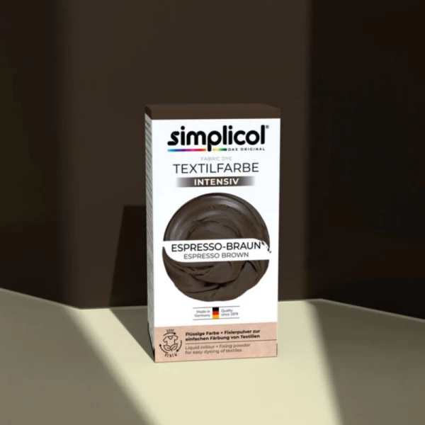 Simplicol краска для текстиля коричневый-кофе экспрессо 150 мл + 400 г - image 2