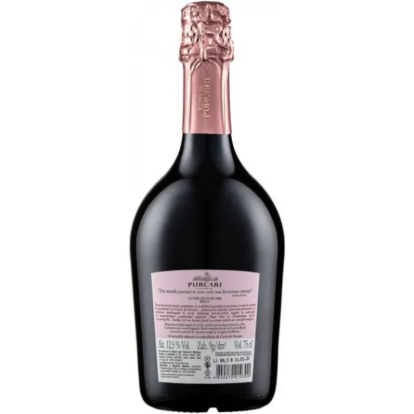 Vin Spumant Cuvee de Purcari Brut Rose 750 ml - image 2
