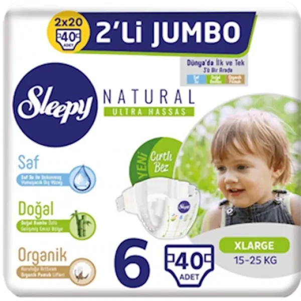 Sleepy Natural Scutece Jumbo 5 Junior (11-18) 48buc - image 1