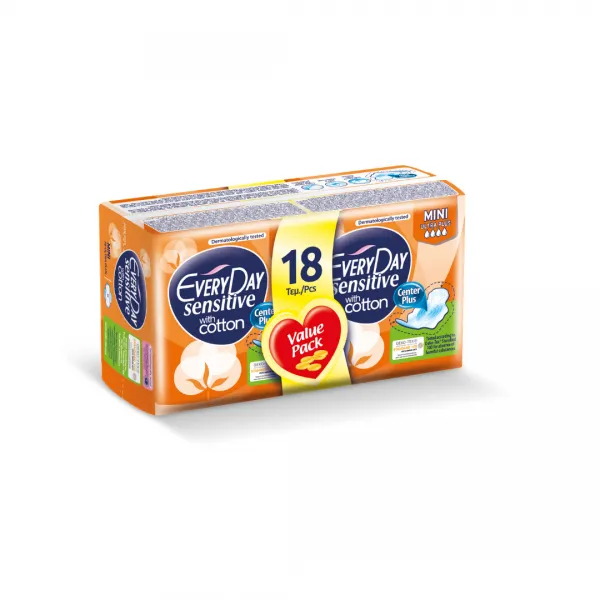 Everyday Absorbante Ultra Plus Sensitive mini 18 buc - image 1