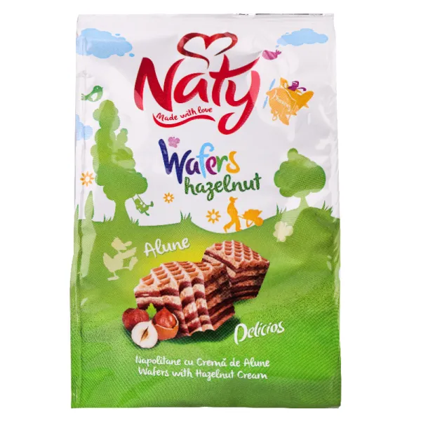 НАТИ Вафли с ореховым кремом 140 г - image 1