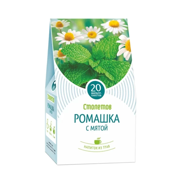 Чайный напиток Столетов Ромашка с мятой 20 пак. - image 1