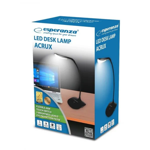 Lampa LED Acrux black ELD103K 3W Esperanza - image 1