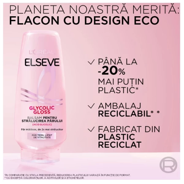 Elseve Balsam 200ml Glycolic Gloss pentru stralucirea parului - image 6