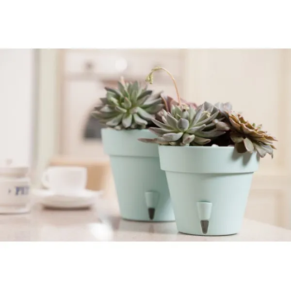 Горшок Latina с системой полива 5,6 л нефрит - image 3