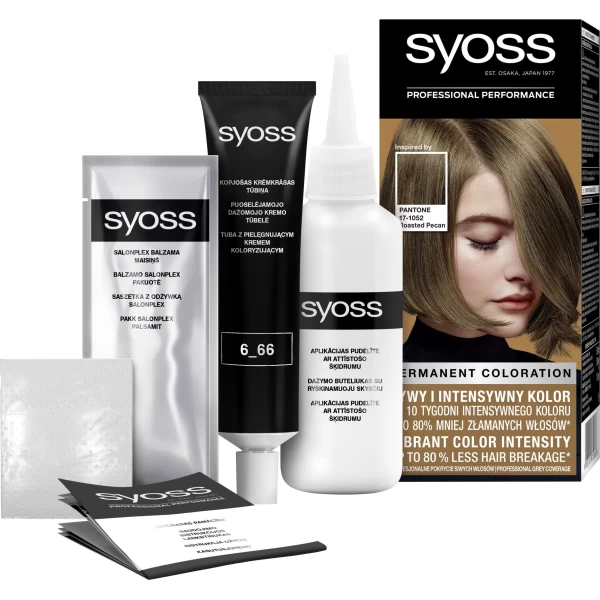 Syoss Color Baseline крем-краска для волос 6-66 Жареный орех - image 2