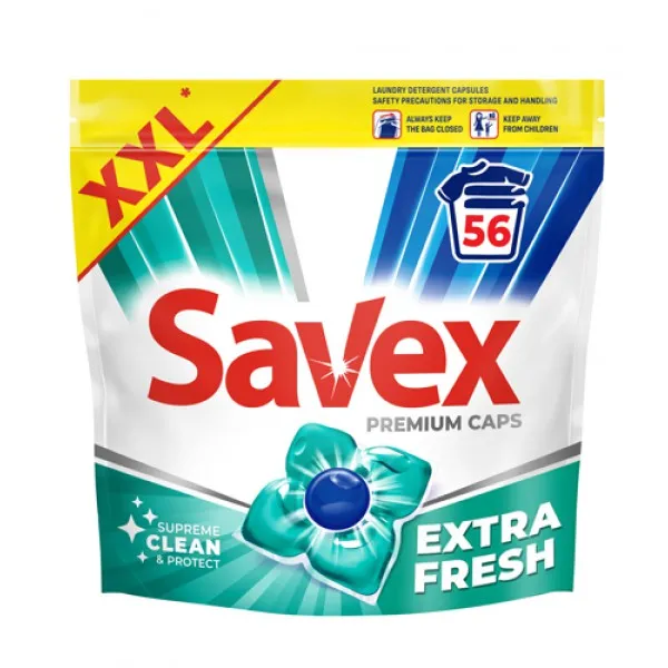 Savex Detergent capsule 56 buc Premium Fresh - image 1