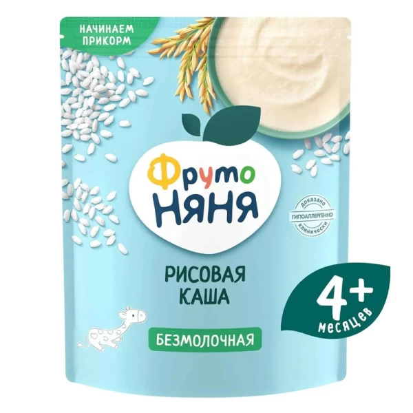 ФрутоНяня Рисовая каша без молока (4+ мес), 200 г - image 1