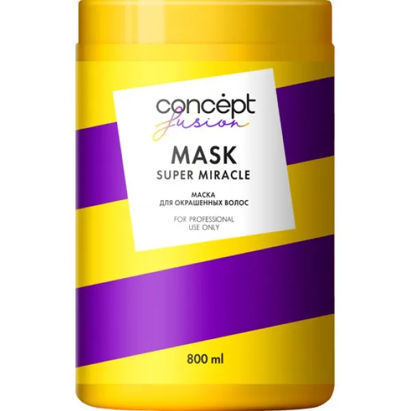 CONCEPT FUSION Masca p/u par vopsit 800ml Super Miracle - image 1