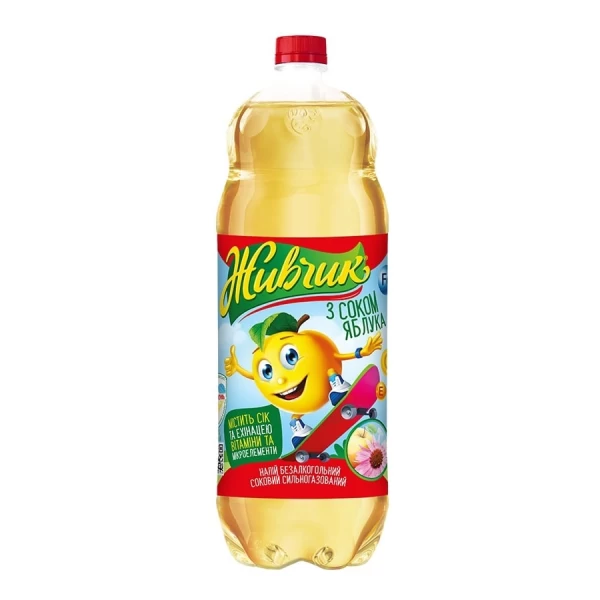 Jivcic Bautura cu suc de mere carbogazoasa 2l Pet - image 1