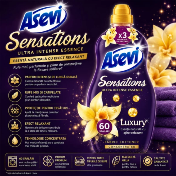 Asevi balsam de rufe Sensation Luxury 1.5L 60spalari - image 2