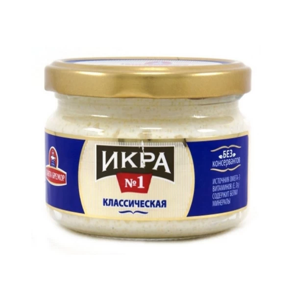 Санта Бремор Икра мойвы  деликатесная классическая 180 г - image 1