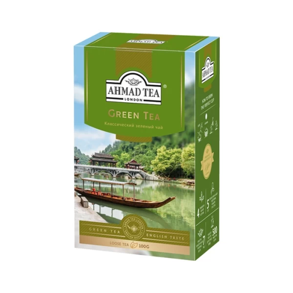 Ahmad Tea Ceai verde Green Tea 100g - image 1