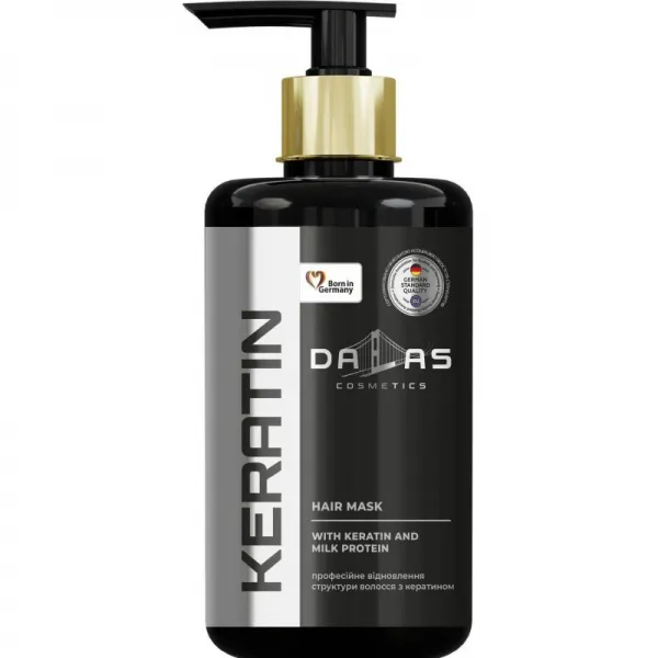 Dallas Masca pentru par 900ml Keratin cu dozator - image 1