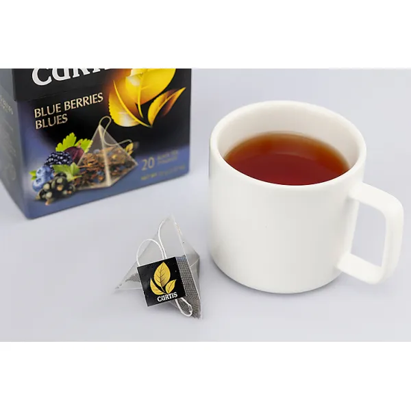 Чай черный Curtis Blue Berries Blues 20 пирамидок - image 3