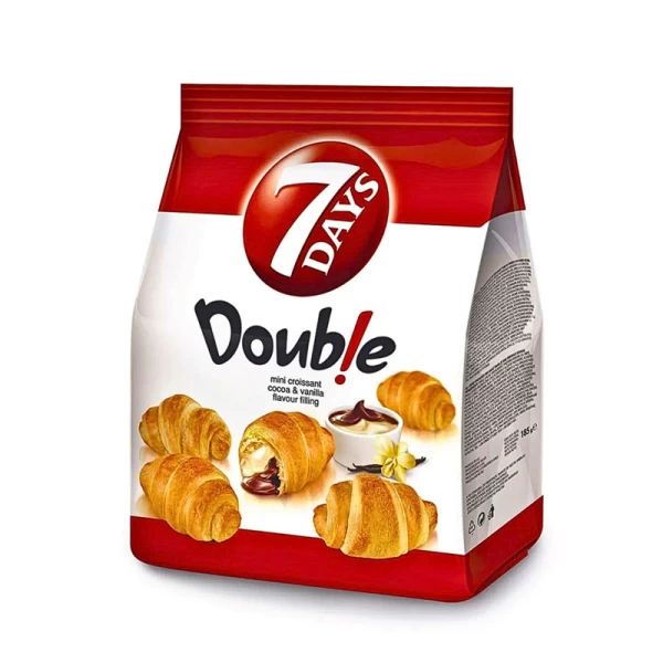 Круассан 7 Days 185 г двойной мини какао и ваниль - image 1