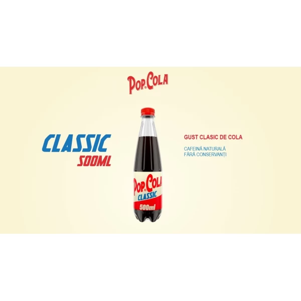 Pop Cola Classic Apa carbogazoasa 0,5 l - image 2