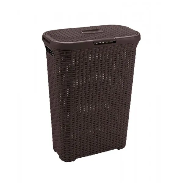 Cos pentru rufe NATURAL STYLE 40 L Maro - image 1