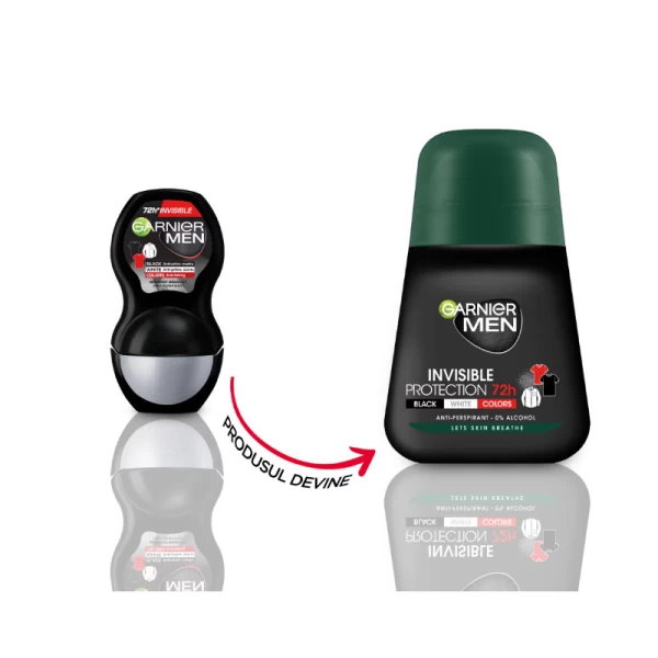 Garnier Men Deodorant roll-on 50ml Invisible - image 2