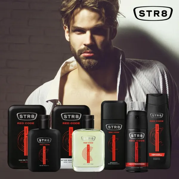STR8 Gel de dus barbati 400ml Red Code - image 3