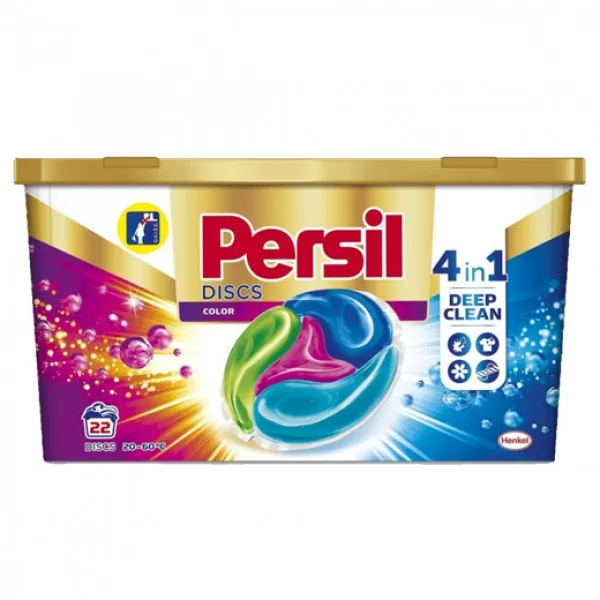 Persil Discs Color капсульное моющее средство, 22 стирки Color - image 1