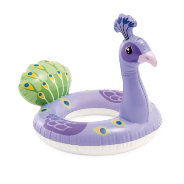 Colac gonflabil de inot cu design animal, 3 modele, 3–6 ani, Intex (59221) - image 1