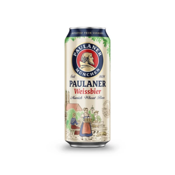 Bere Paulaner blonda nefiltrata 5,5% Doza 500ml - image 1