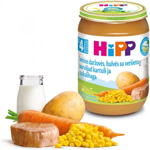 HiPP Piure de vitel in legume fragede, 125g - image 2