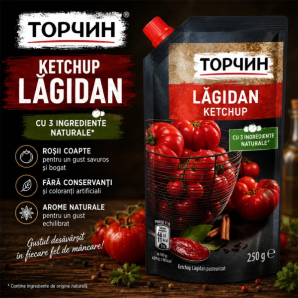 Ketchup Torcin Delicat 250g - image 2