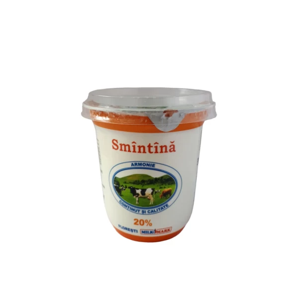 Milk Mark Сливки 20%, 350г стакан - image 1