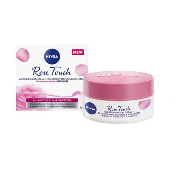 Nivea Gel-Crema Apa de Trandafir 50 ml - image 1