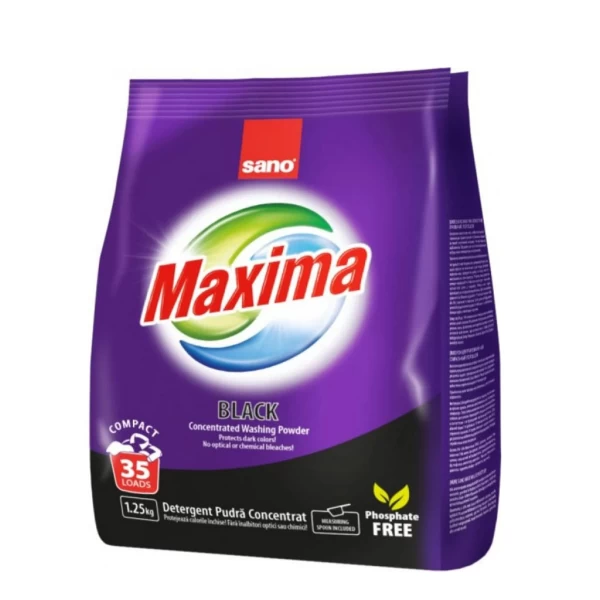 Стиральный порошок Sano Maxima Black 1.25 кг - image 1