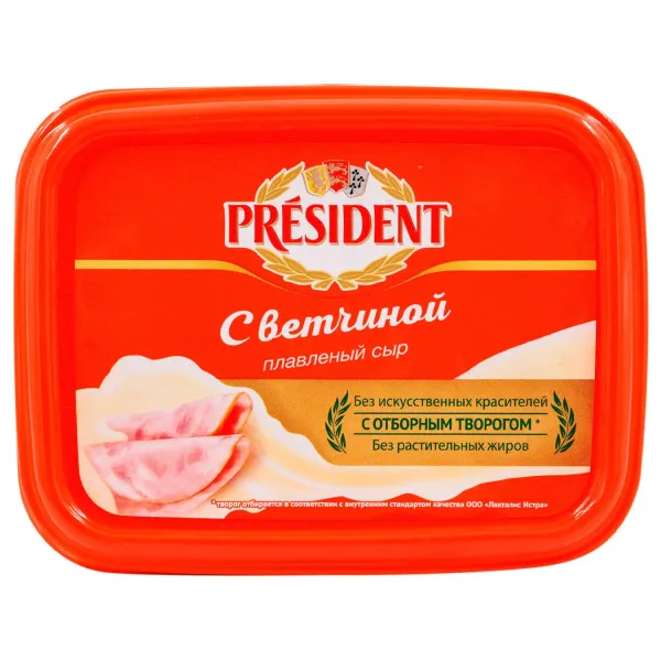 Cascaval topit crema cu Sunca President 45% 400g - image 2