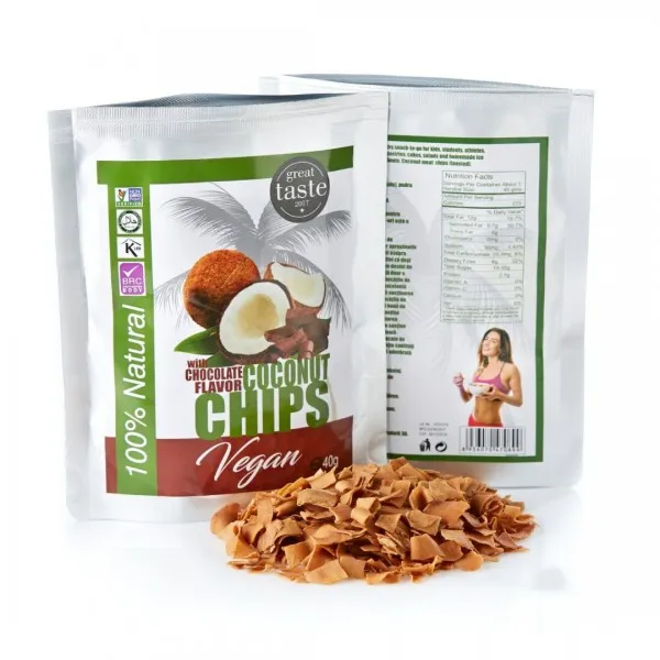 Crocus Кокосовые чипсы шоколад 40гр - image 1
