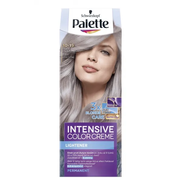 Palette Vopsea de par Intensive Color Cream 10-19 Blond Argintiu Rece - image 1