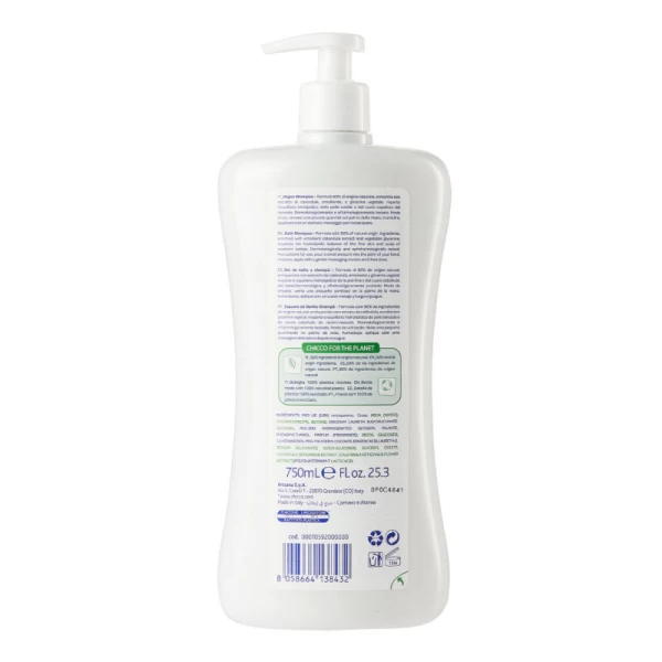 Chicco Baby Moments Gel de dus si sampon 750ml - image 2