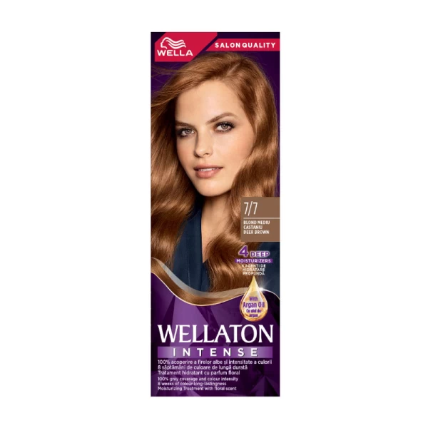 Wellaton Vopsea de par Blond Mediu Castaniu 7/7 - image 1
