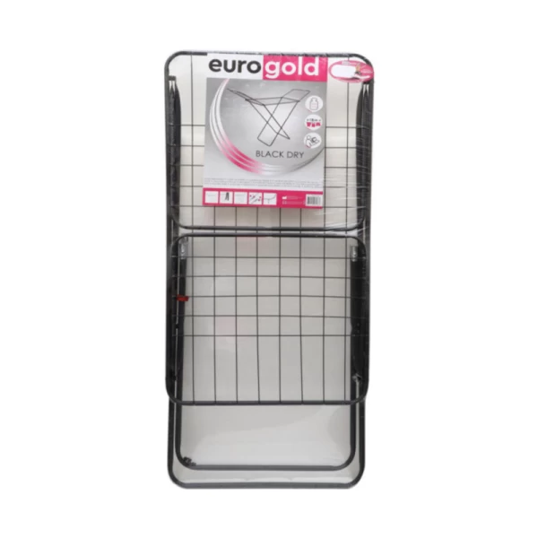Uscator de rufe 18M 128 x 55 x 4 cm, 18 m, 15 kg, foldable wings, black - image 1