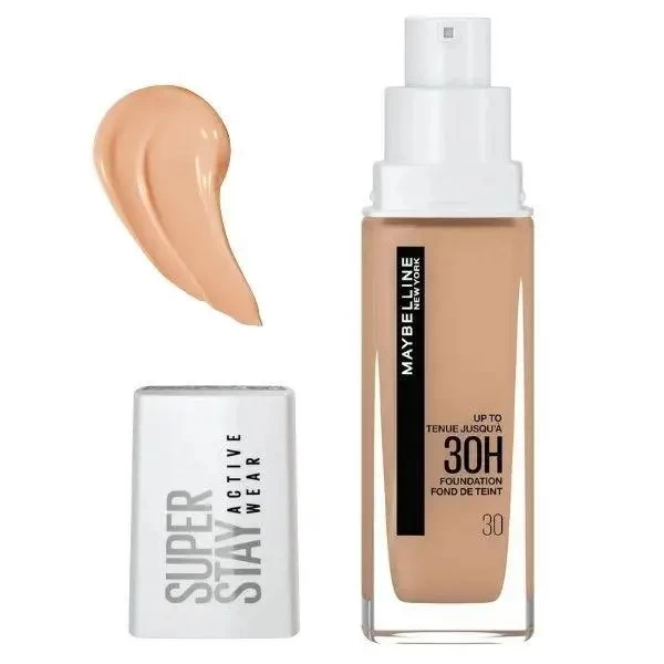 Fond de ten cu acoperire ridicata SuperStay 30H Active Wear, 30 Sand, 30 ml, Maybelline - image 2