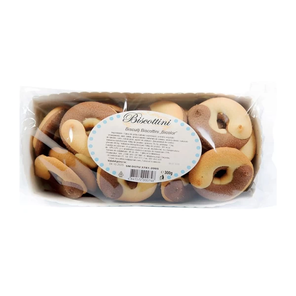 Biscuiti Biscottini Bicolor 300 gr - image 1