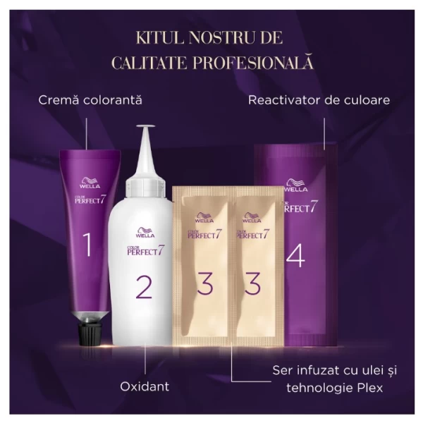 Wella Color Perfect Vopsea Blond Inchis Chihlimbar 6/74 - image 5