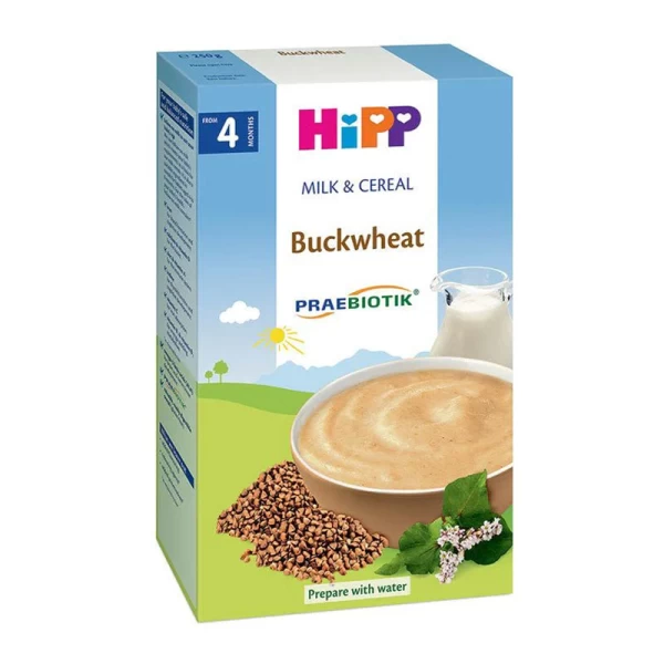 HiPP Terci de lapte de hrișcă cu prebiotice (4+ luni), 250 g - image 1