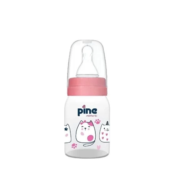Pine Natura biberon din sticlă 0-6 luni 125 ml - image 1